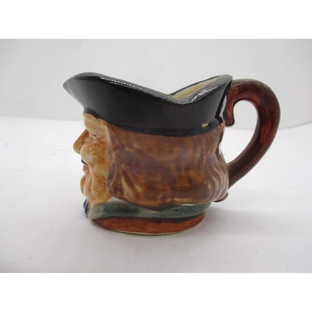 Vintage Unmarked Handpainted Toby Creamer